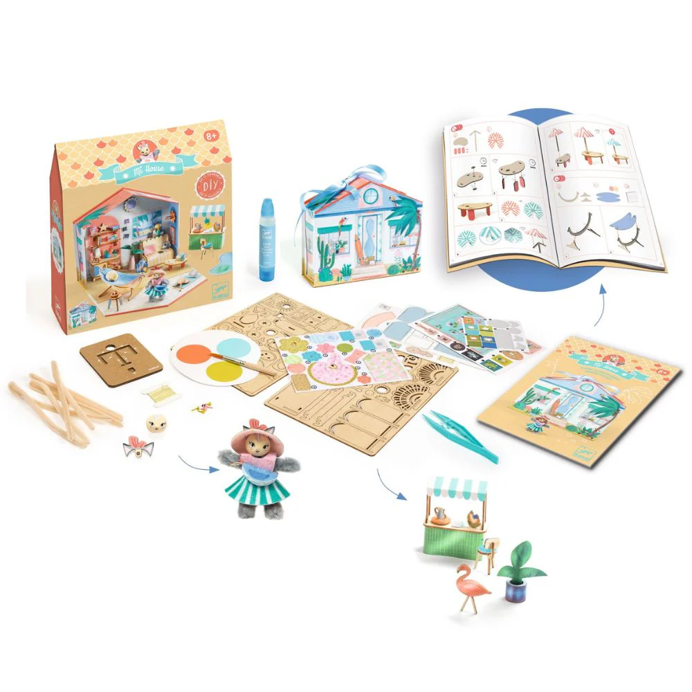 Djeco Mi House Mia - Craft Gifts for Kids - Image 3