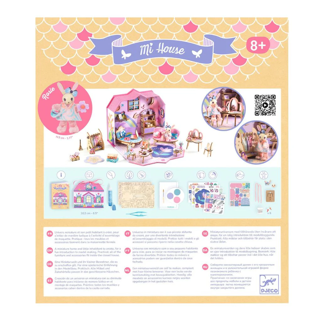 Djeco Mi House - Rosie, Craft Gifts For Girls - Image 11