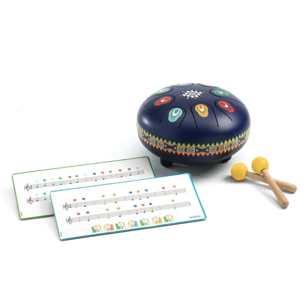 Djeco Animambo Musical Toys - Mini Steel Drum - Image 3