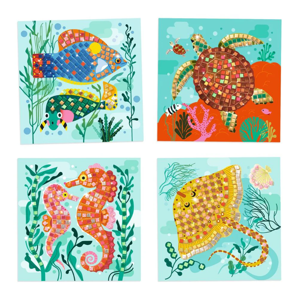 Djeco Mosaic Kits - Caribbean Sea Life - Image 2