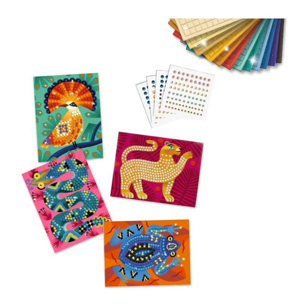Djeco Mosaics Art by Numbers - Deep in the Jungle - Image 4