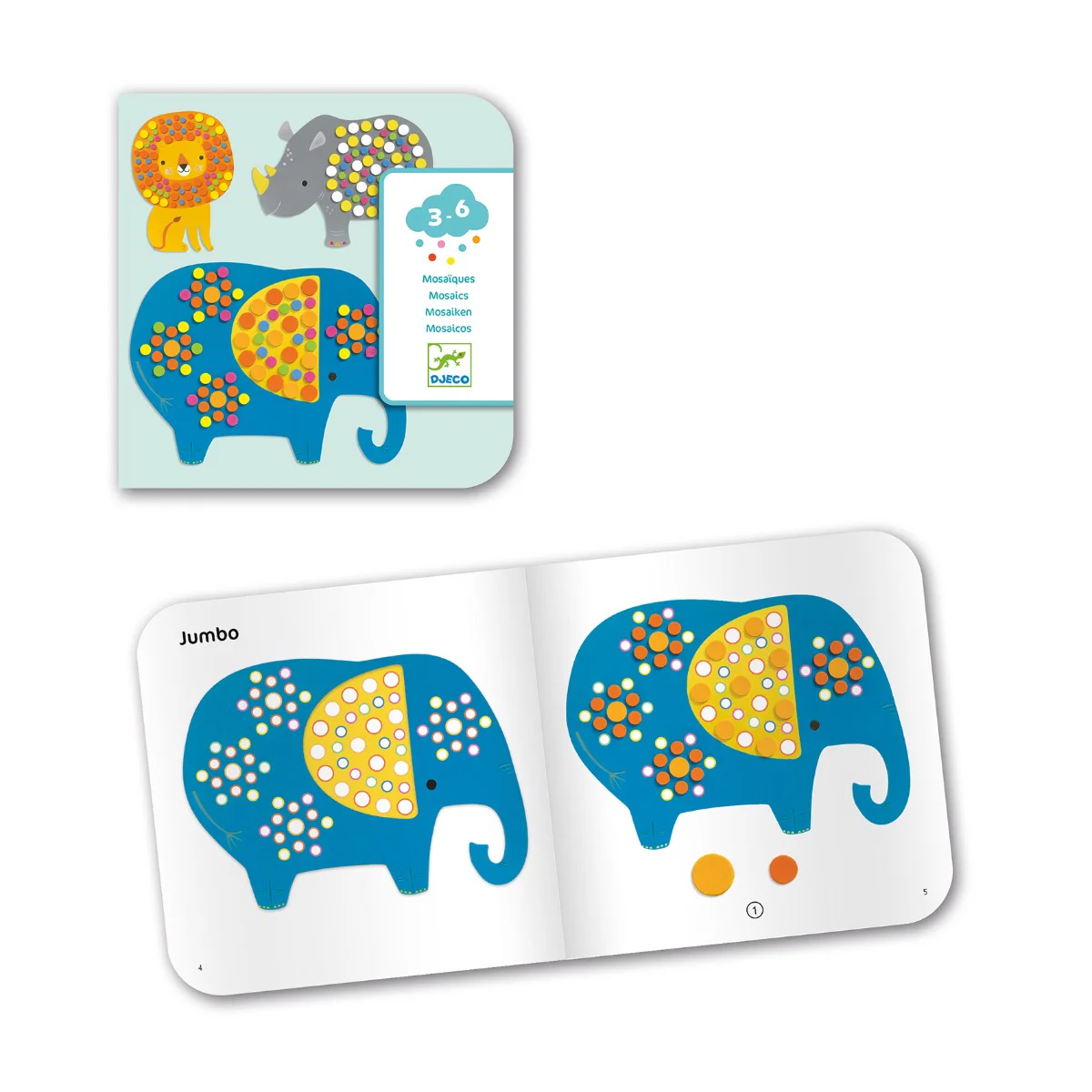 Djeco Mosaics - Soft Jungle - Image 2