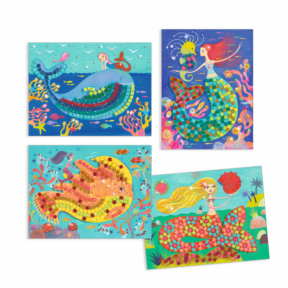 Djeco Mosaics Art by Numbers - The Mermaids' Song - Image 3