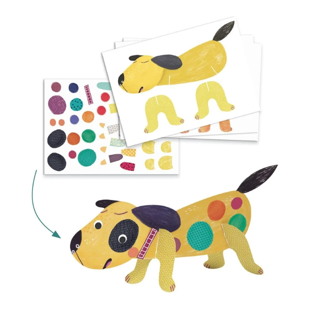Djeco Multi Activity Kit Animal Houses - Craft Gifts For Kids - Image 5