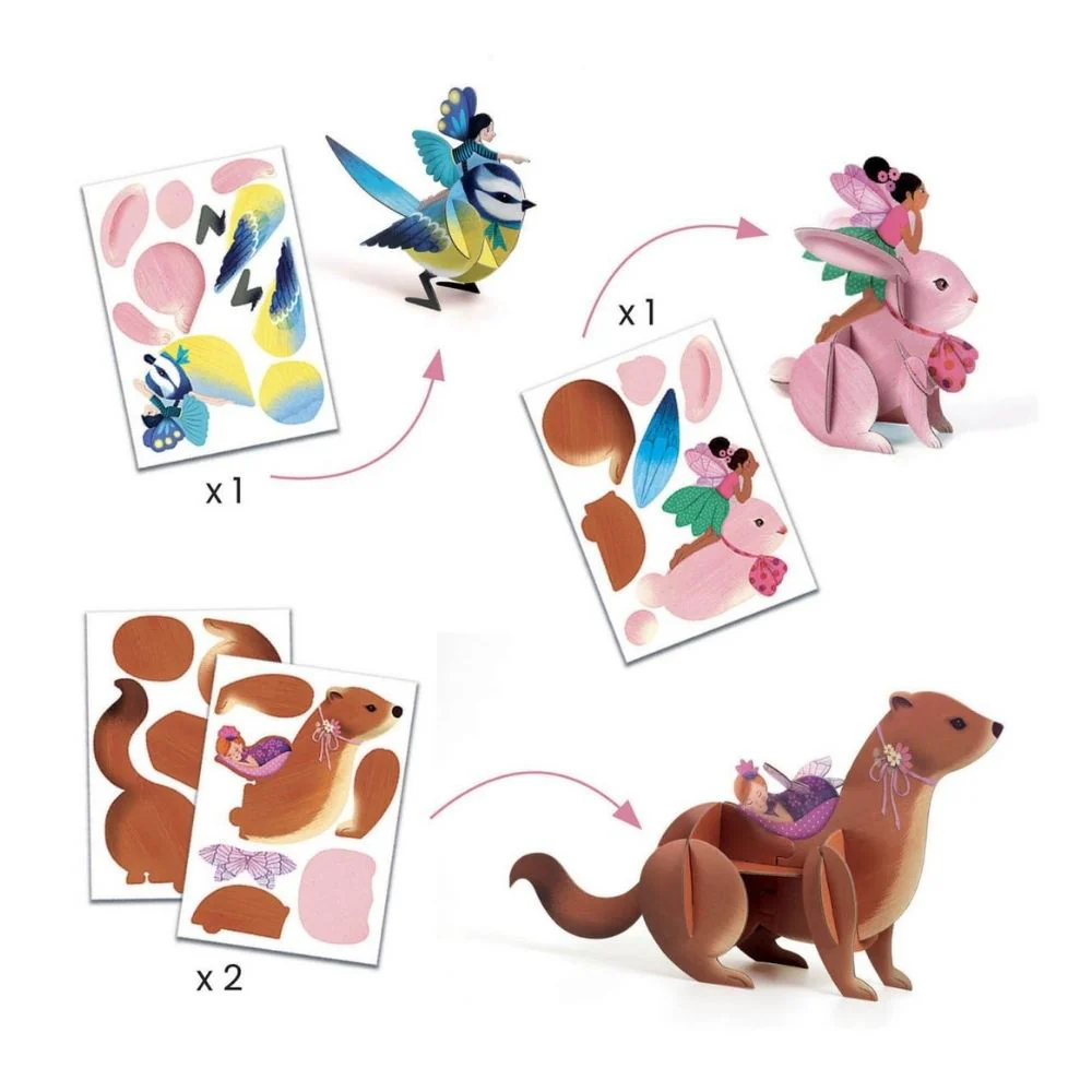Djeco Multi Activity Kit - Fairy Box, A Fairy Craft Kit - Image 3