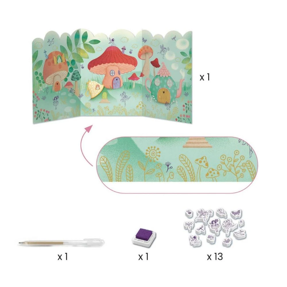 Djeco Multi Activity Kit - Fairy Box, A Fairy Craft Kit - Image 7