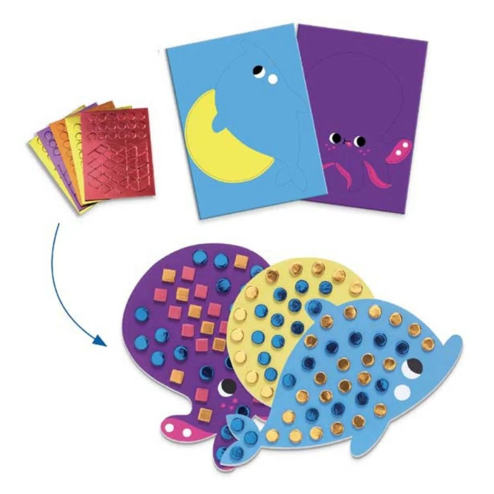 Djeco Multi Activity Kit Seaside Delights - Craft Gifts For Kids - Image 4