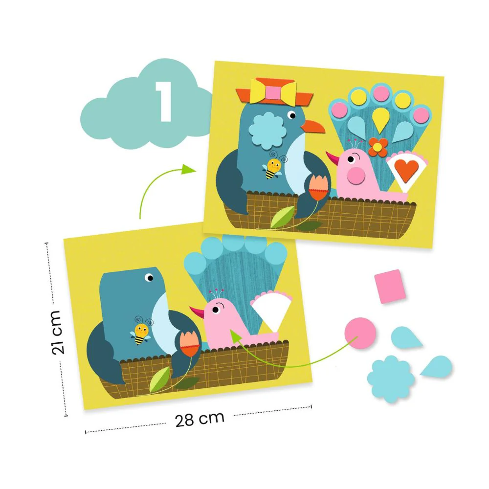 Djeco Multi-activity Kit - The cat and his friends 18 mths + - Image 2