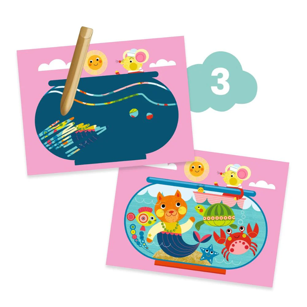 Djeco Multi-activity Kit - The cat and his friends 18 mths + - Image 4