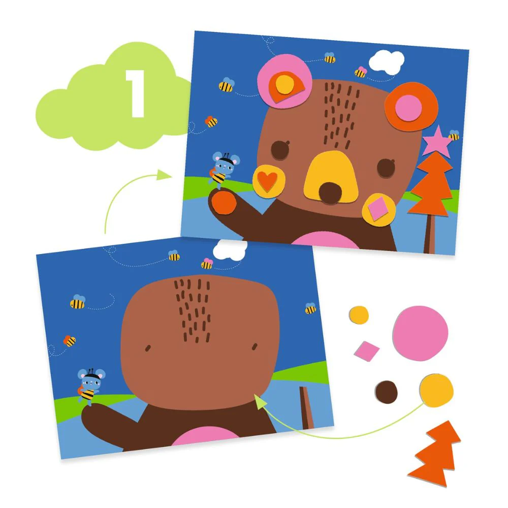 Djeco Multi-activity Kit - The mouse and his friends 18 mths + - Image 3