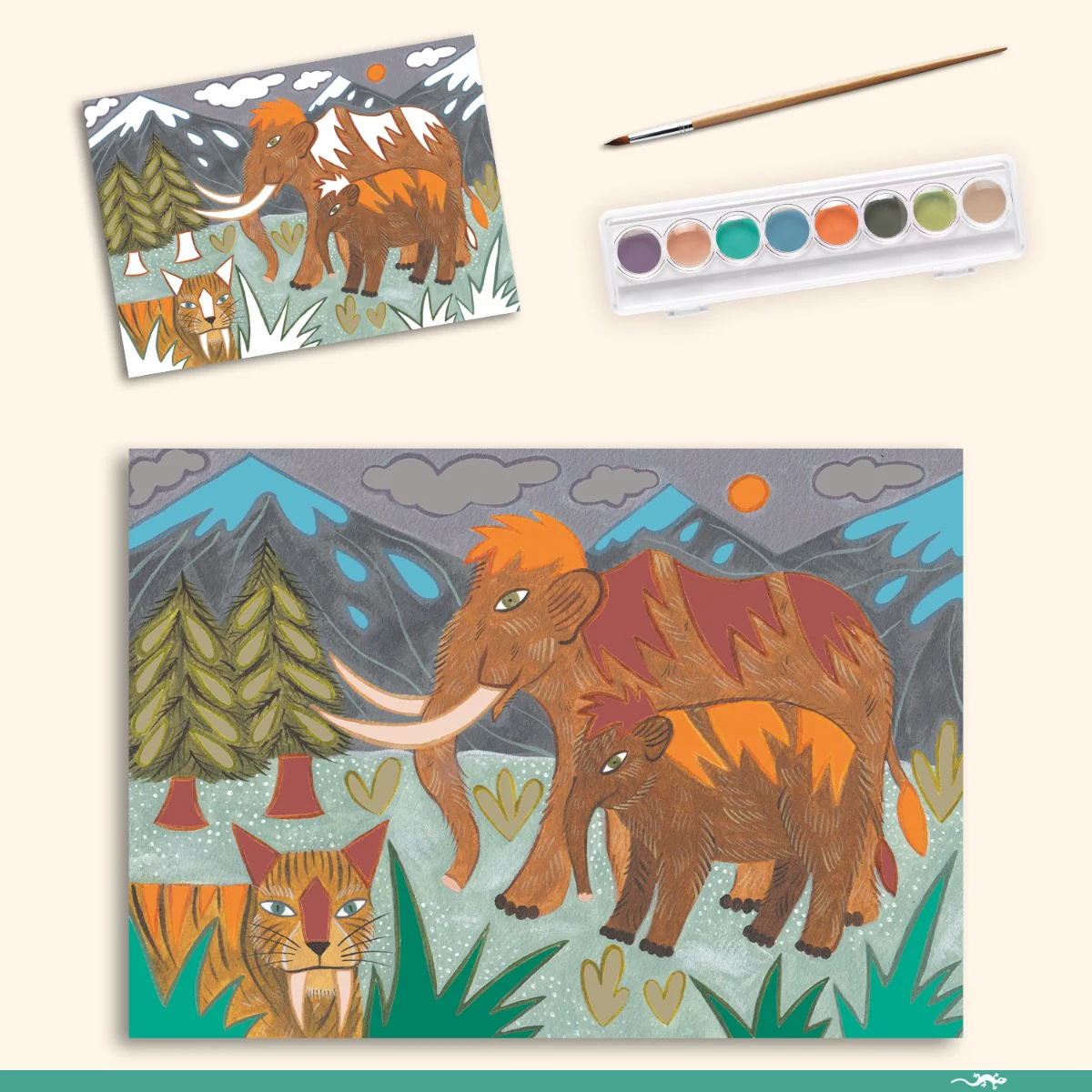 Djeco Multi Activity Kits - The World of Dinosaurs - Image 2