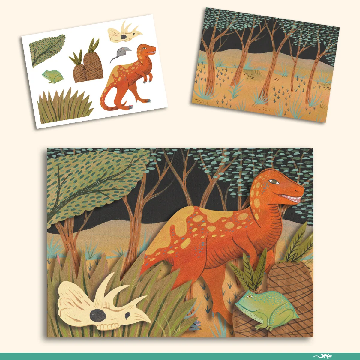 Djeco Multi Activity Kits - The World of Dinosaurs - Image 4