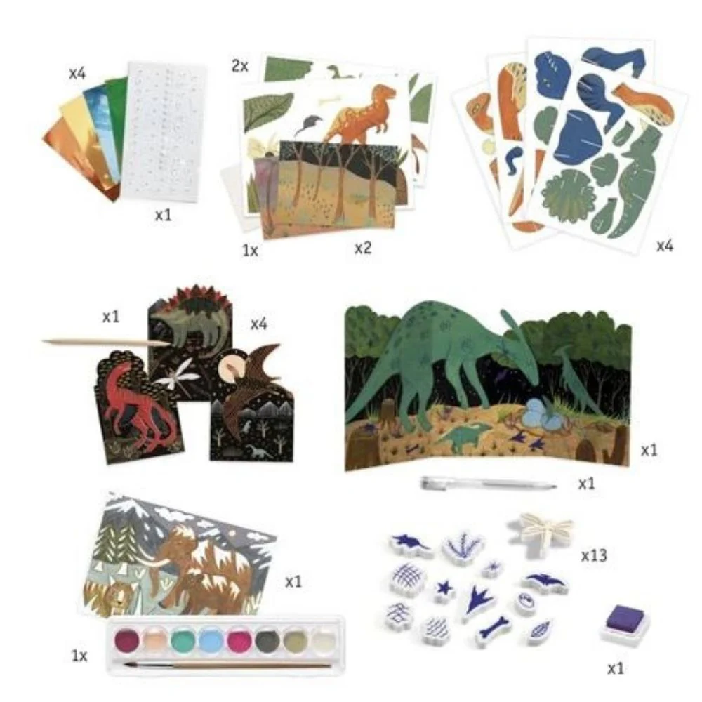 Djeco Multi Activity Kits - The World of Dinosaurs - Image 9
