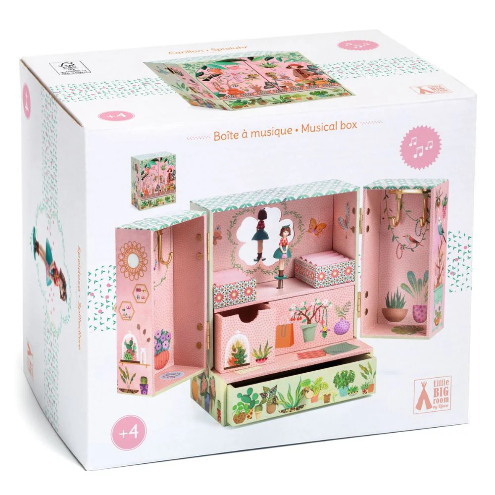 Djeco Music Box, Secret Garden Musical Jewellery Box 6 yrs + - Image 8