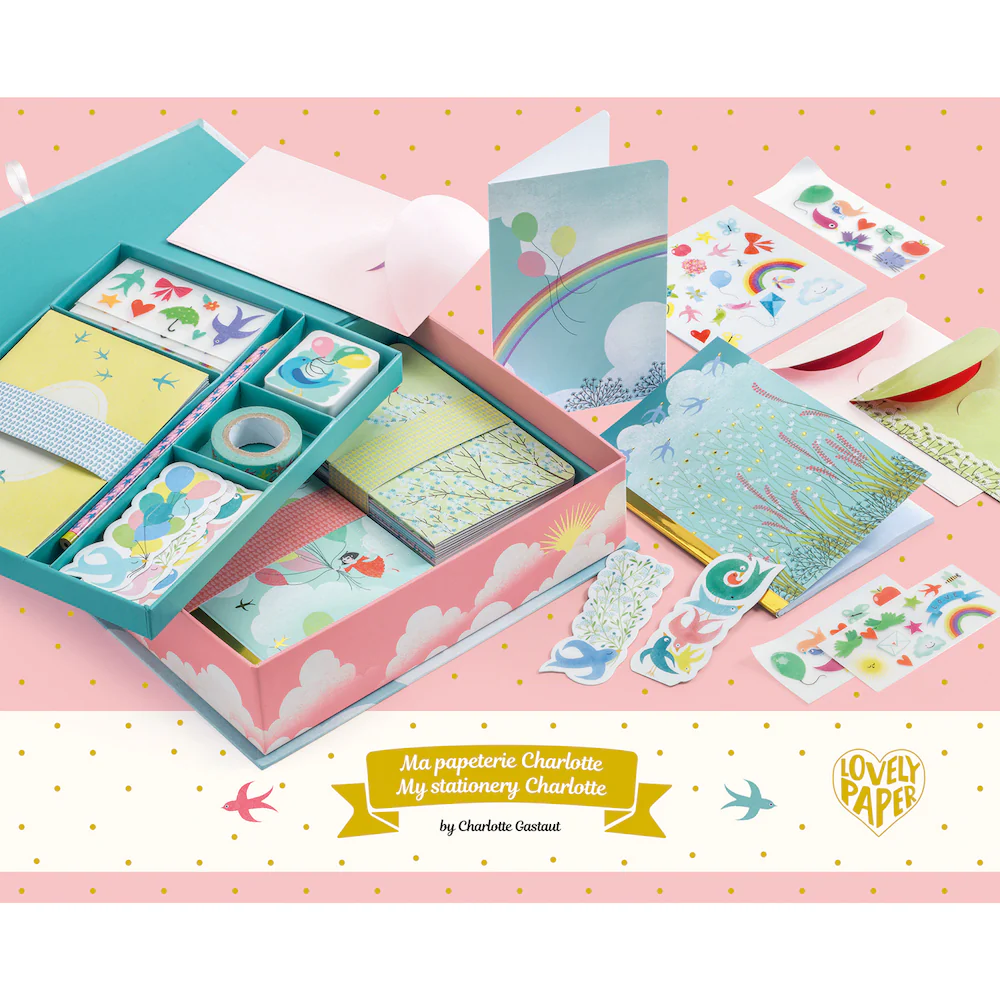 Djeco Lovely Paper - My Stationery Charlotte - Image 4