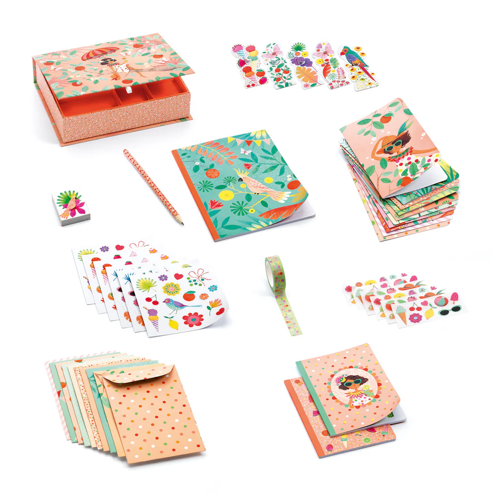 Djeco Lovely Paper - My Stationery Marie Box Set - Image 3