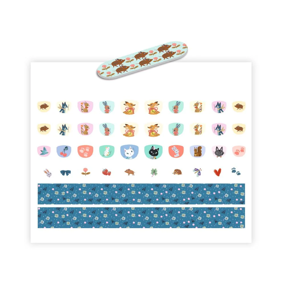 Djeco Nail Stickers - Cutie - Image 2