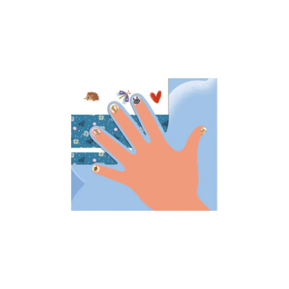 Djeco Nail Stickers - Cutie - Image 3