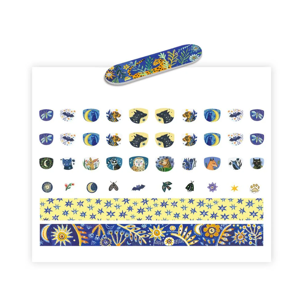 Djeco Nail Stickers - Moonlight Reflections - Image 2
