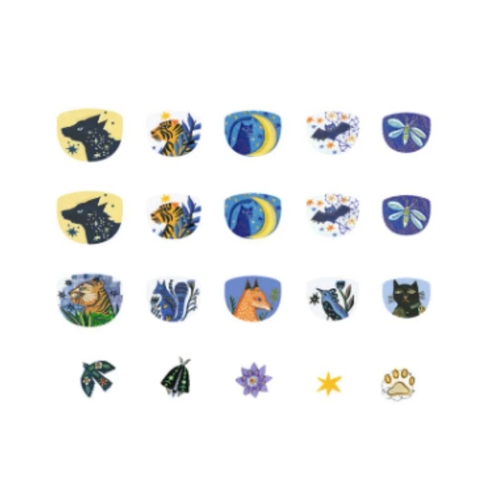 Djeco Nail Stickers - Moonlight Reflections - Image 4