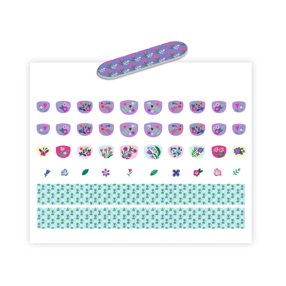 Djeco Nail Stickers - Petit Fleur - Image 2