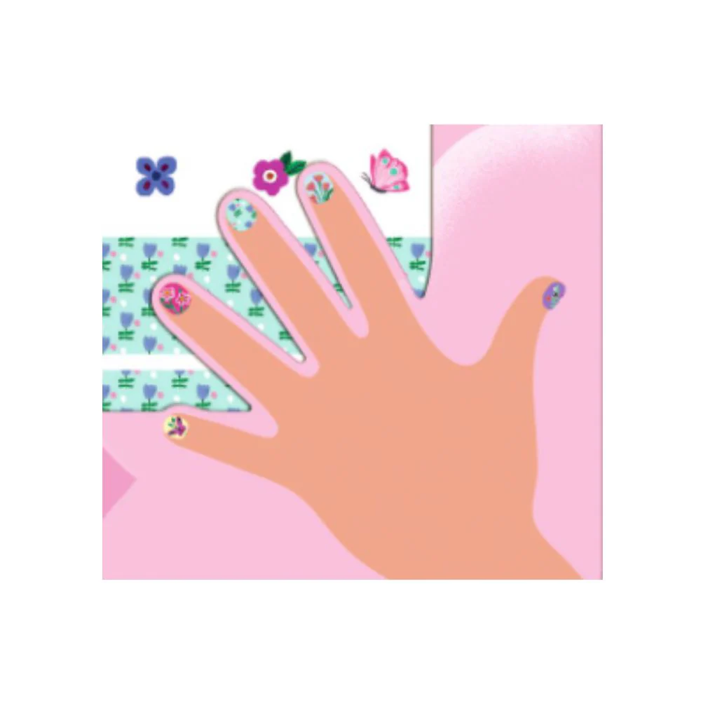 Djeco Nail Stickers - Petit Fleur - Image 3