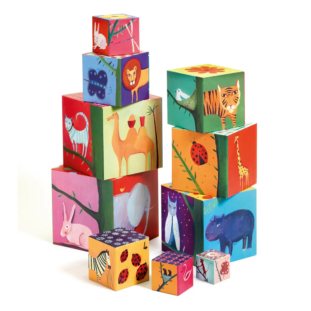 Djeco Nature and Animal Blocks - Image 3