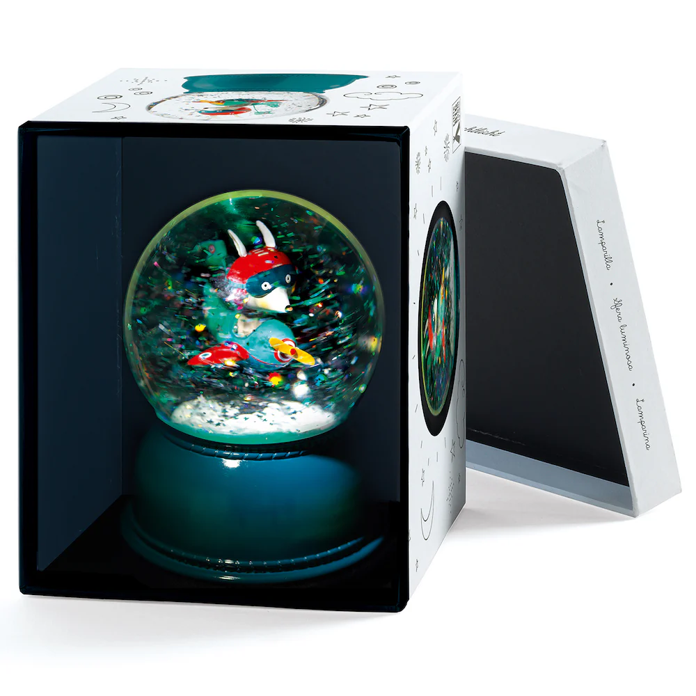 Djeco Night Light Snowglobe - Avion - Image 3