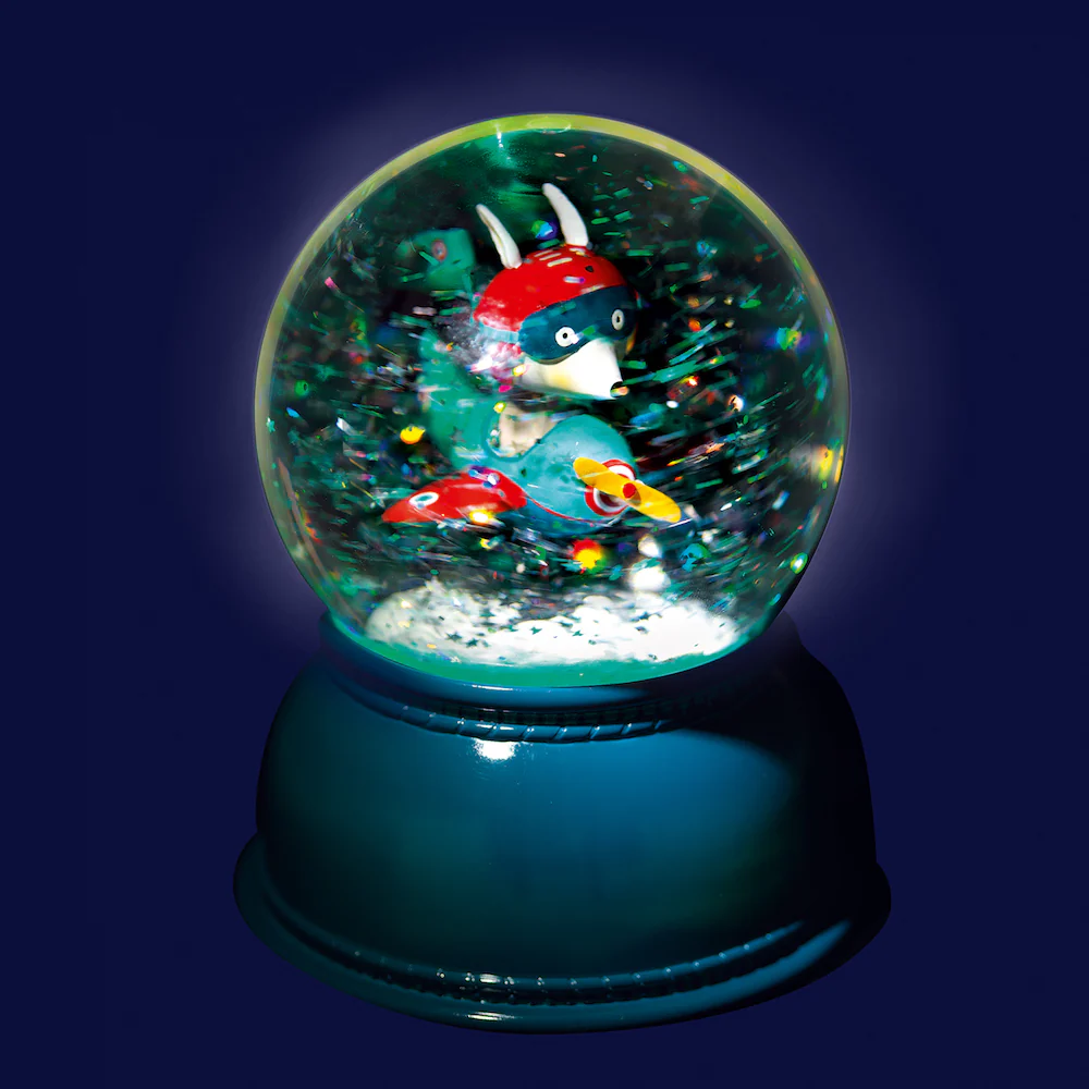 Djeco Night Light Snowglobe - Avion - Image 4