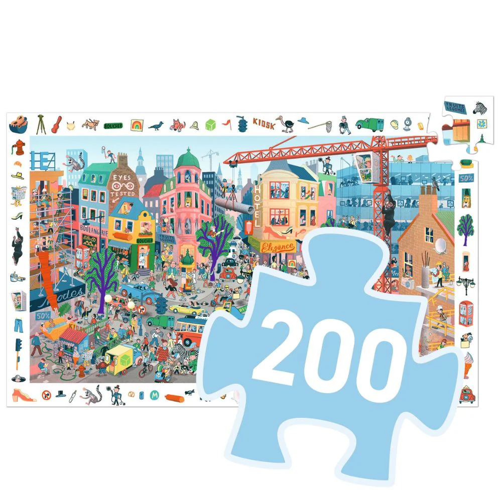 Djeco Observation Puzzle - The City - Image 4