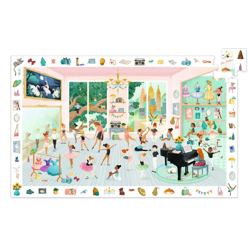 Djeco Observation Puzzle - The Ballet Dance School - Image 4