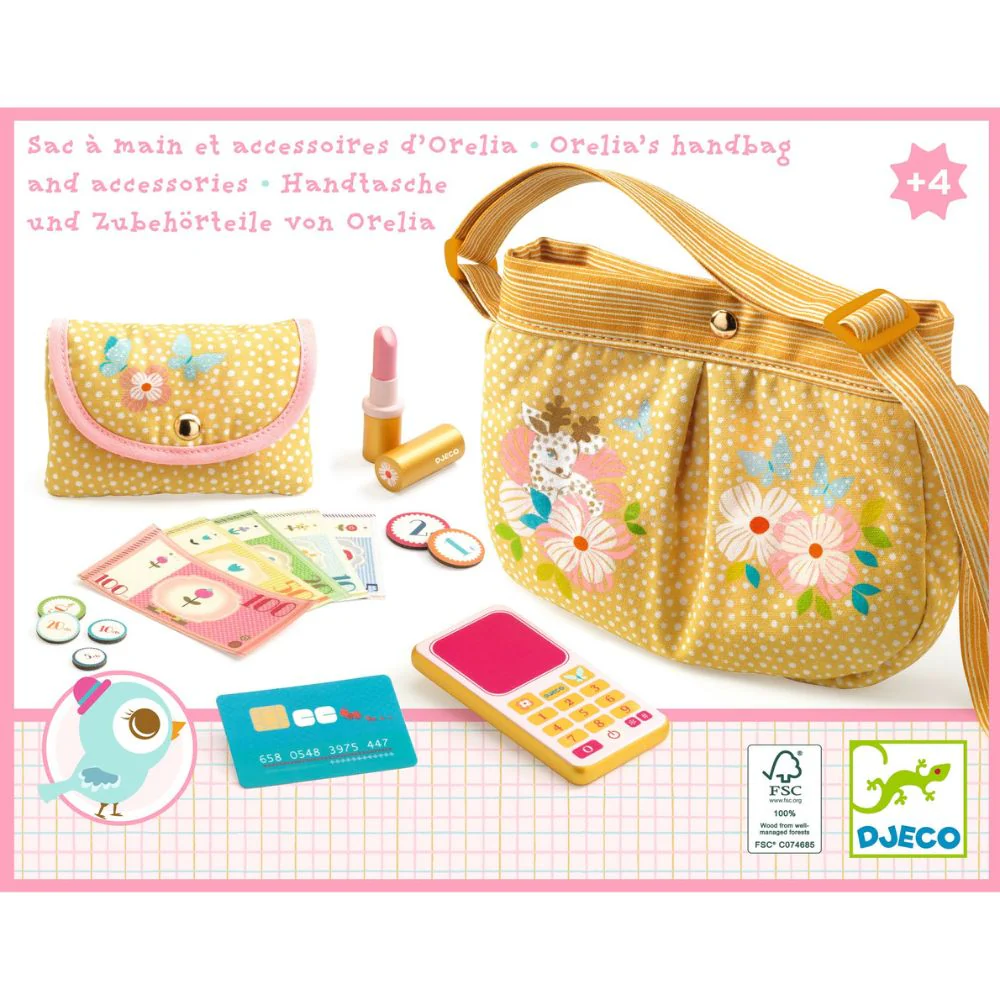 Djeco Orelia Handbag & Accessories - Gifts For 4 Years + - Image 4