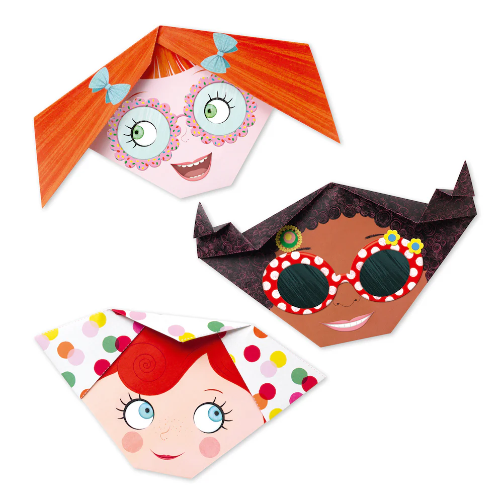 Djeco Origami Pretty Faces - Image 4