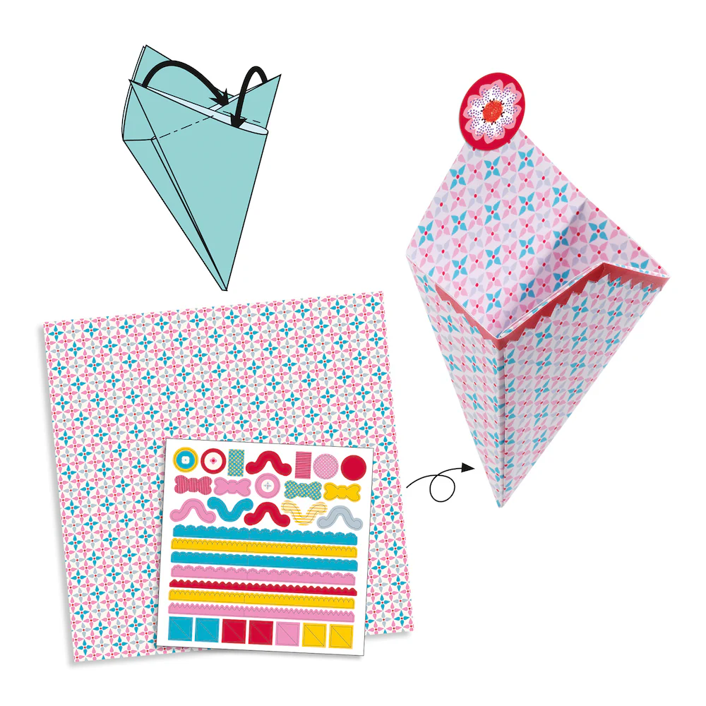 Djeco Origami Small Boxes - Image 2