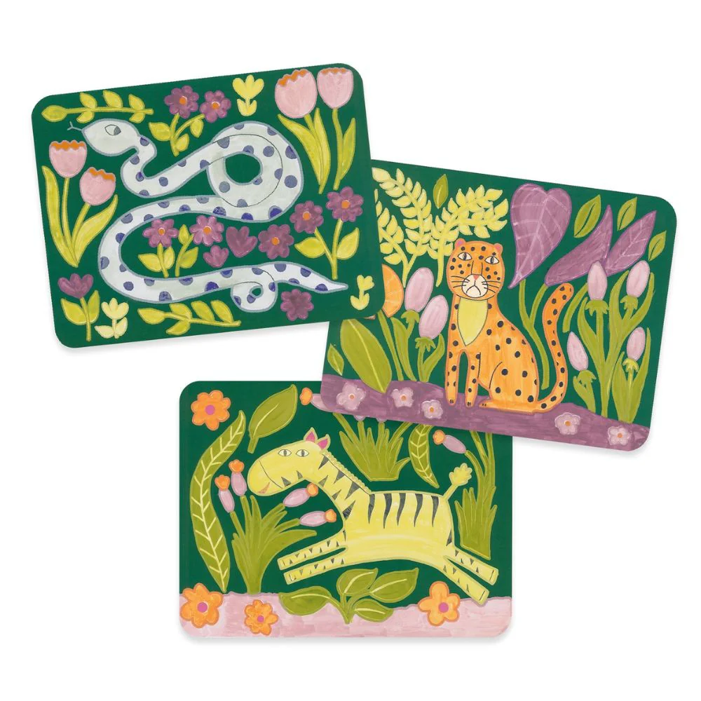 Djeco Palette Painting Wild Animals - Gifts for 5 Year Olds - Image 3