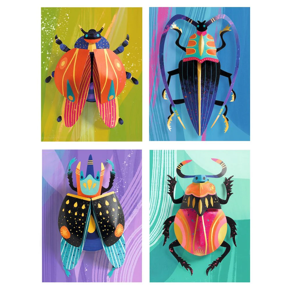 Djeco Paper Bugs - Paper Craft Activity 7 yrs + - Image 6