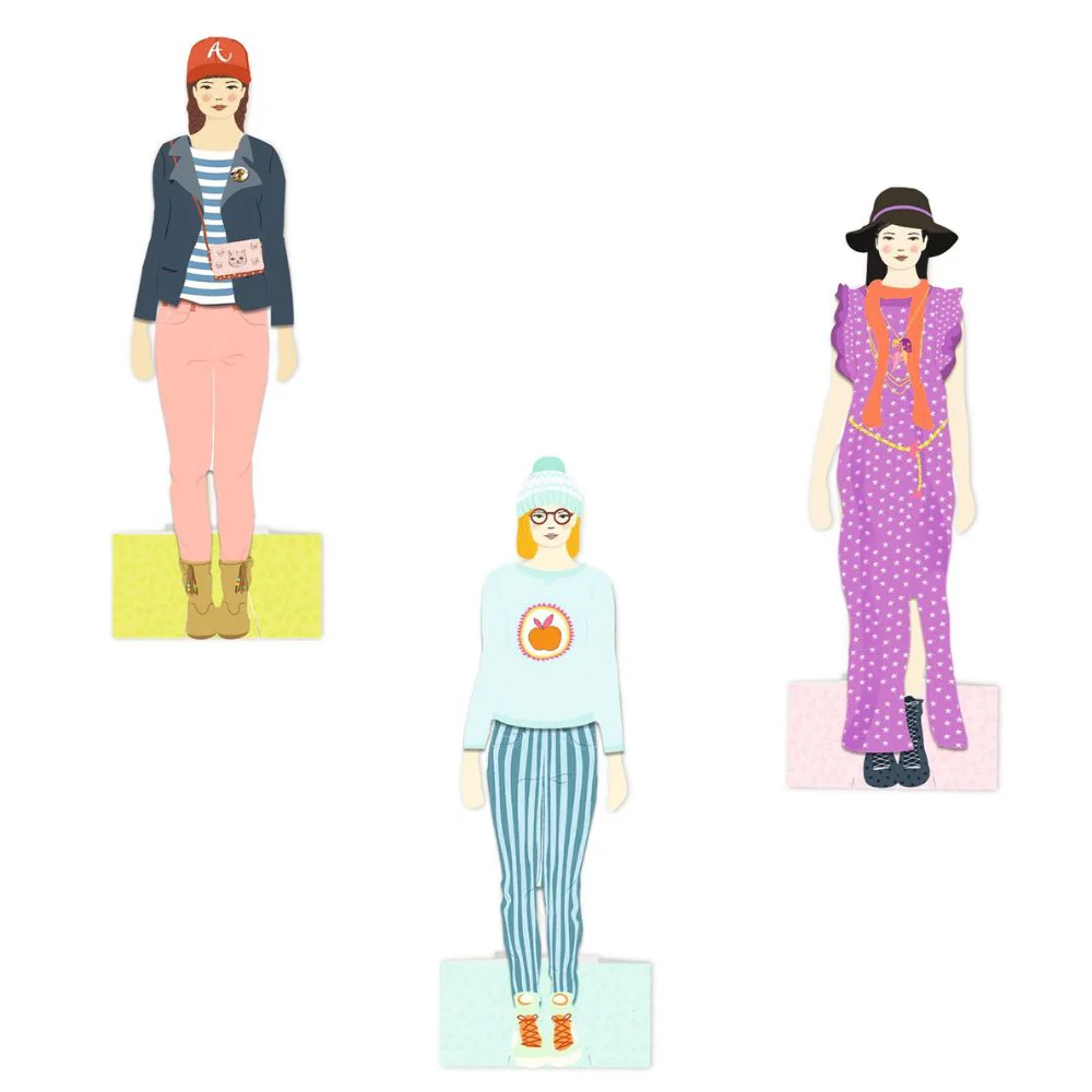 Djeco Paper Dolls: One Big Dressing Room - Image 4