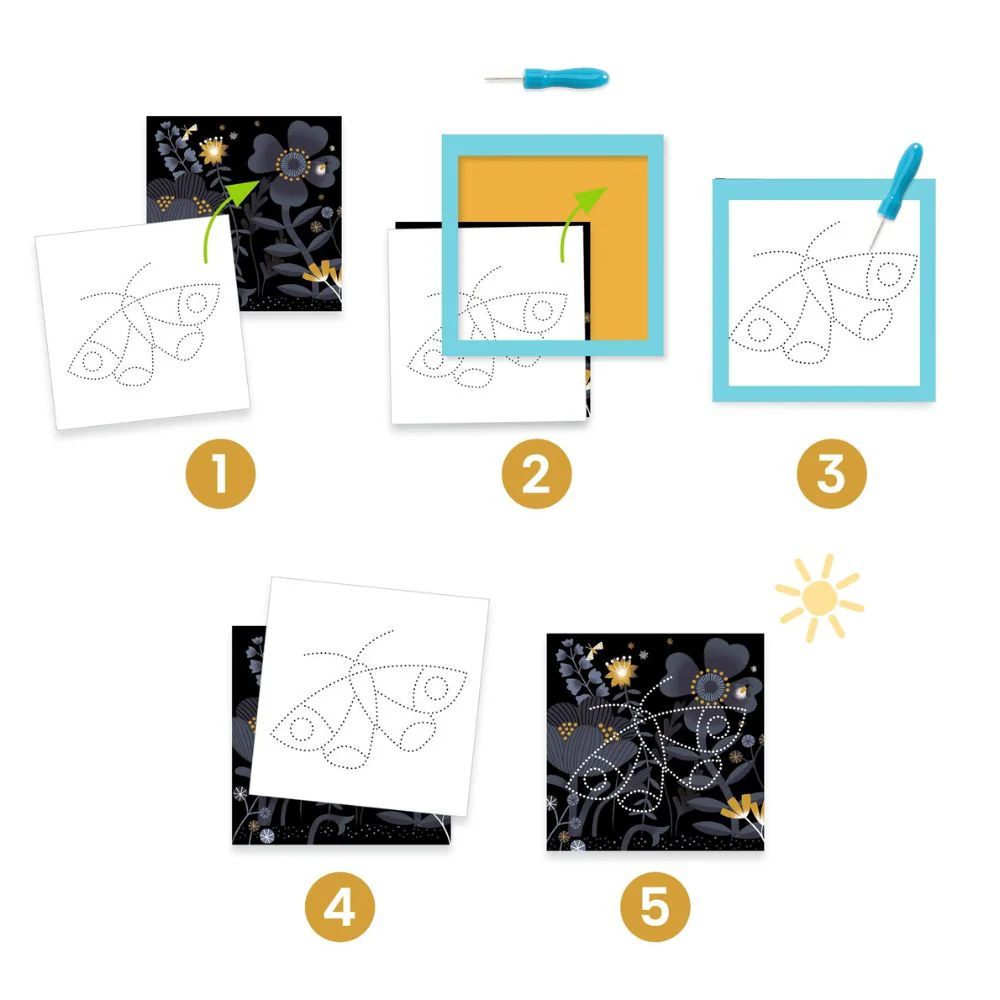 Djeco Paper Piercing Craft - Image Reveal - Image 4