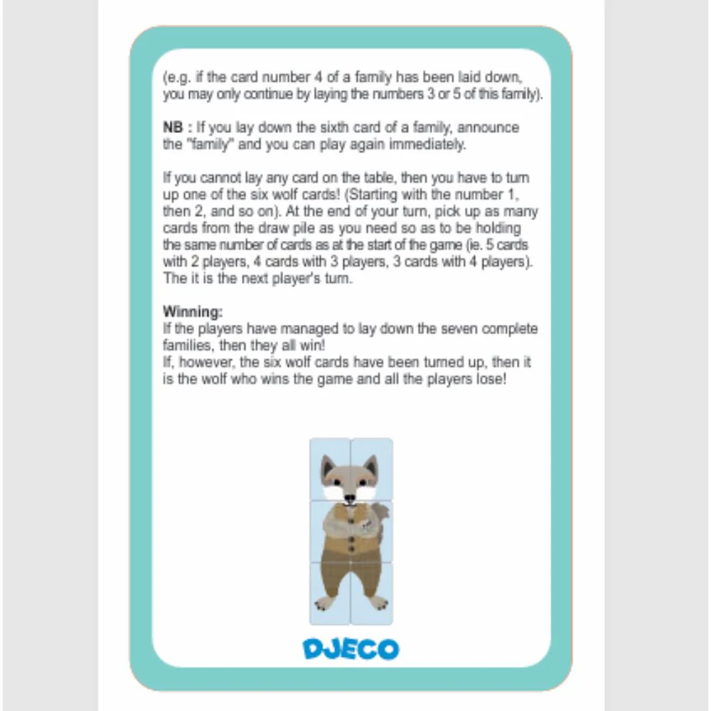 Djeco Playing Cards - Familou - Image 4