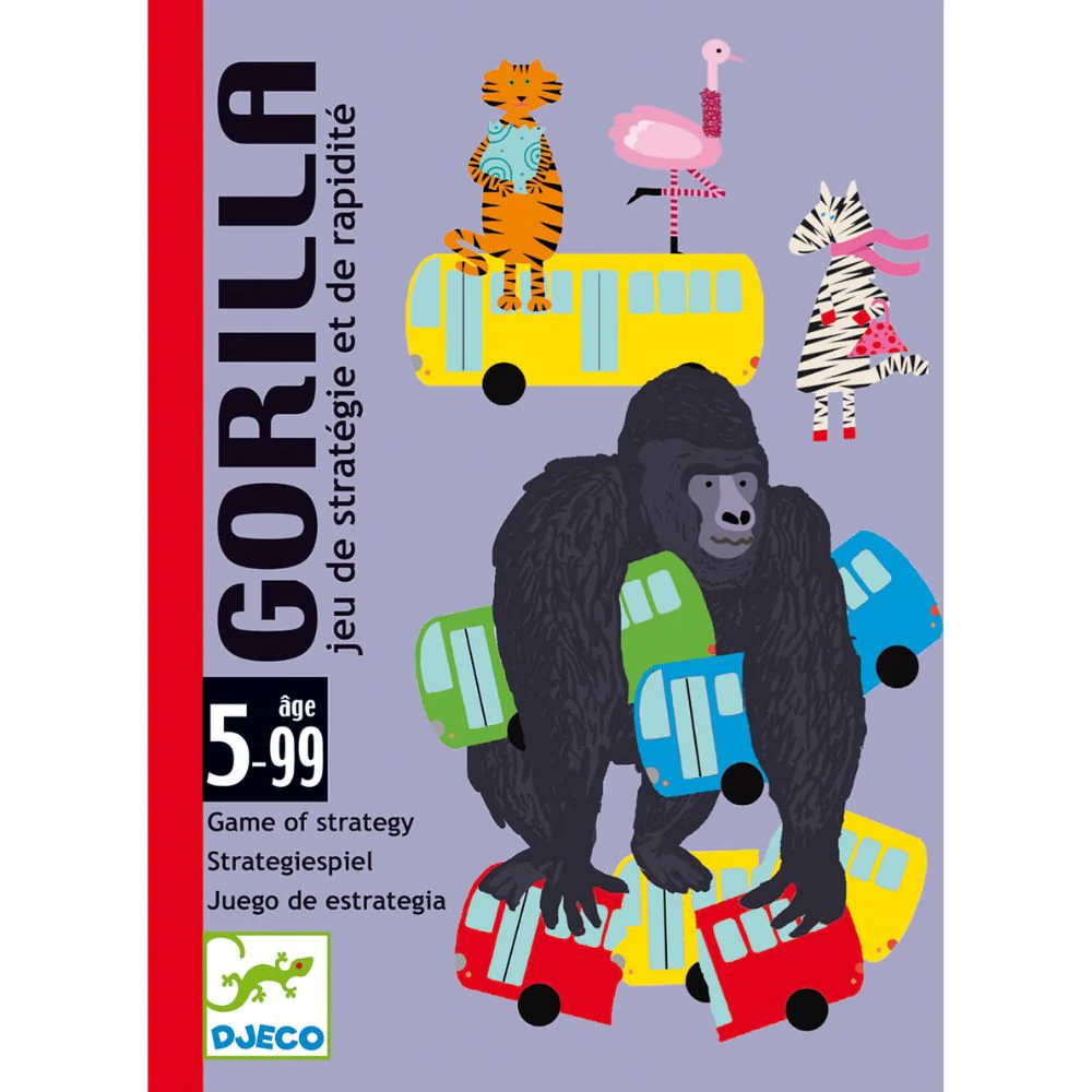 Djeco Playing Cards - Gorilla, UNO style strategy game - Image 3