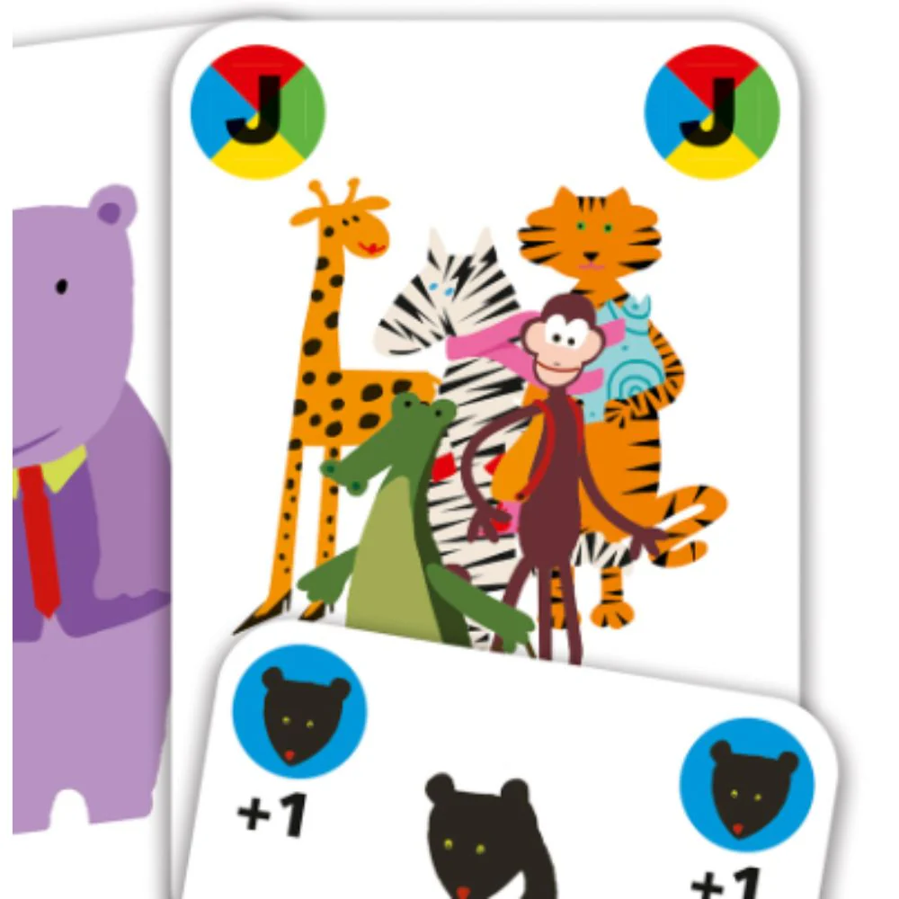 Djeco Playing Cards - Gorilla, UNO style strategy game - Image 4