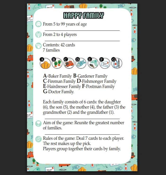 Djeco Card Games For Kids - Happy Family - Image 5