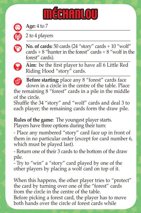 Djeco Mechanlou - Red Riding Hood Strategy Game - Image 3