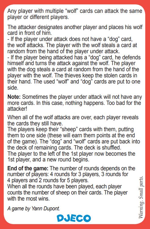 Djeco Card Games For Kids - Swip'sheep Strategy Game - Image 2