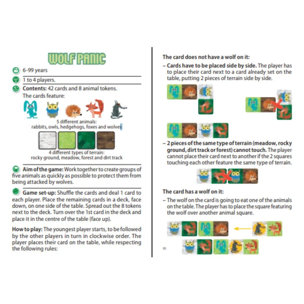Djeco Playing Cards - Wolf Panic - Image 4