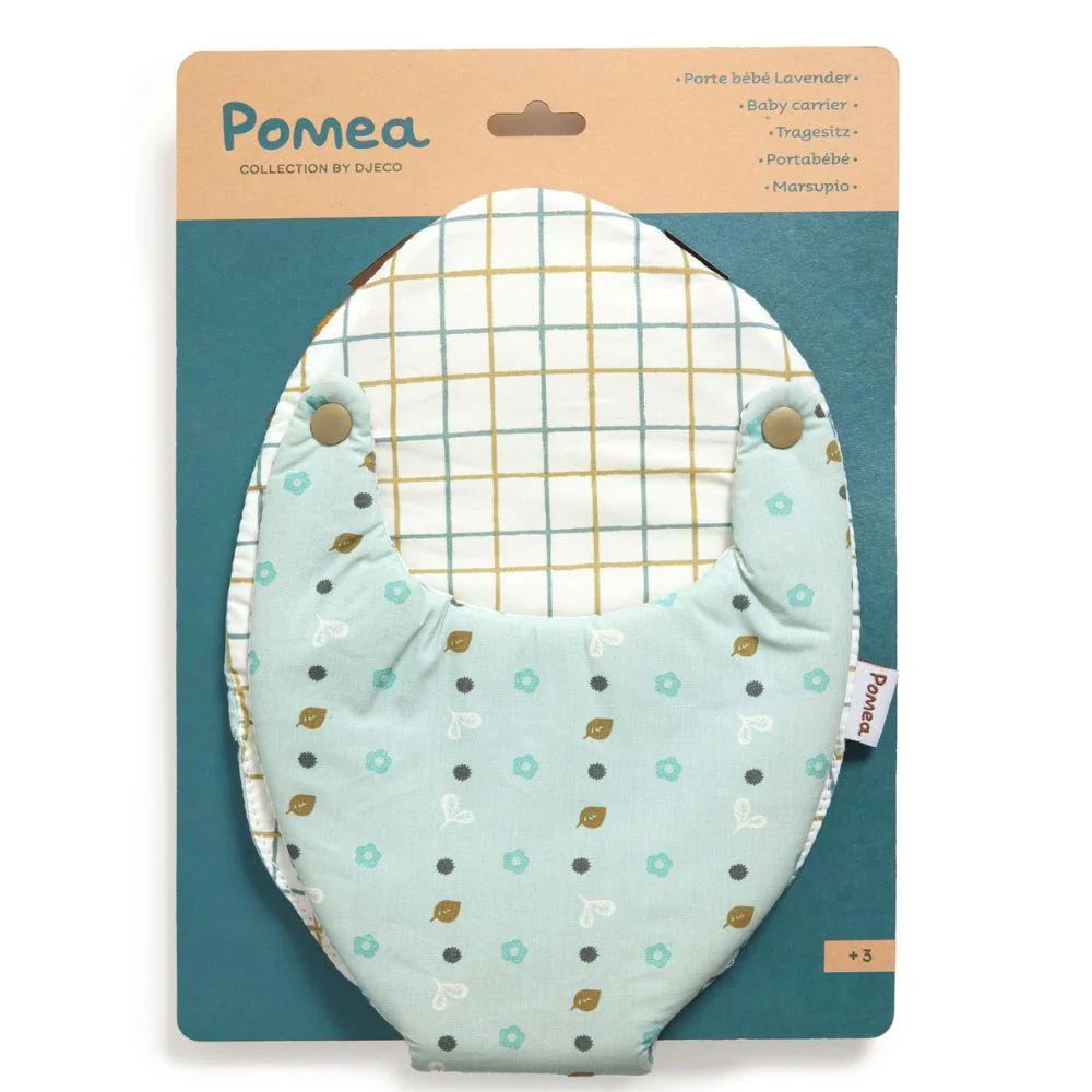 Djeco Pomea - Baby Carrier Blue Gray - Image 3
