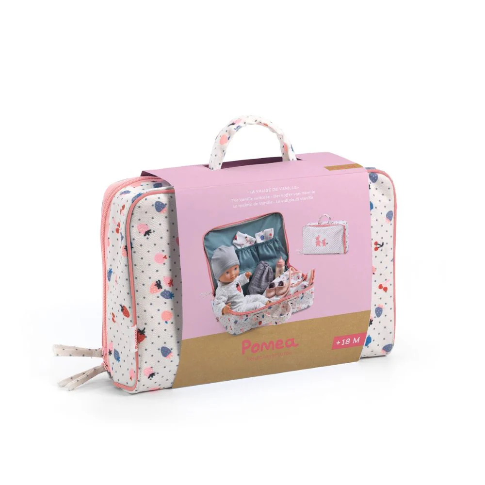 Djeco Pomea Vanille's Suitcase - My First Doll Set - Image 4