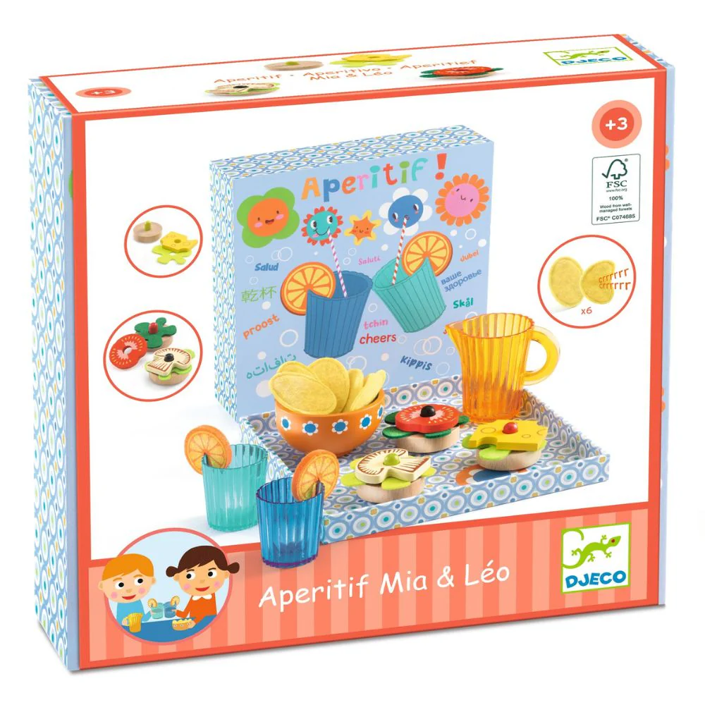 Djeco Pretend Play Foods - Aperitif Mia & Leo - Image 6