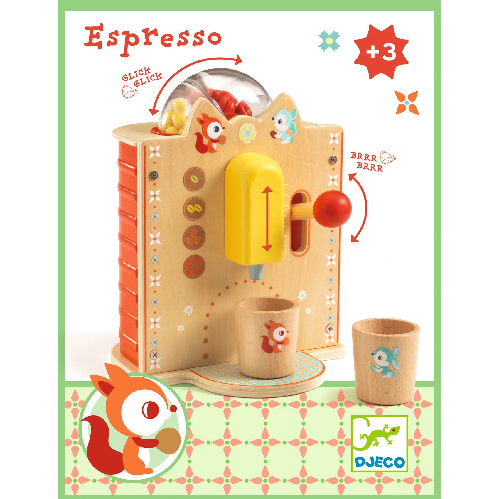 Wooden Espresso Machine - Role Play Toys - Image 4