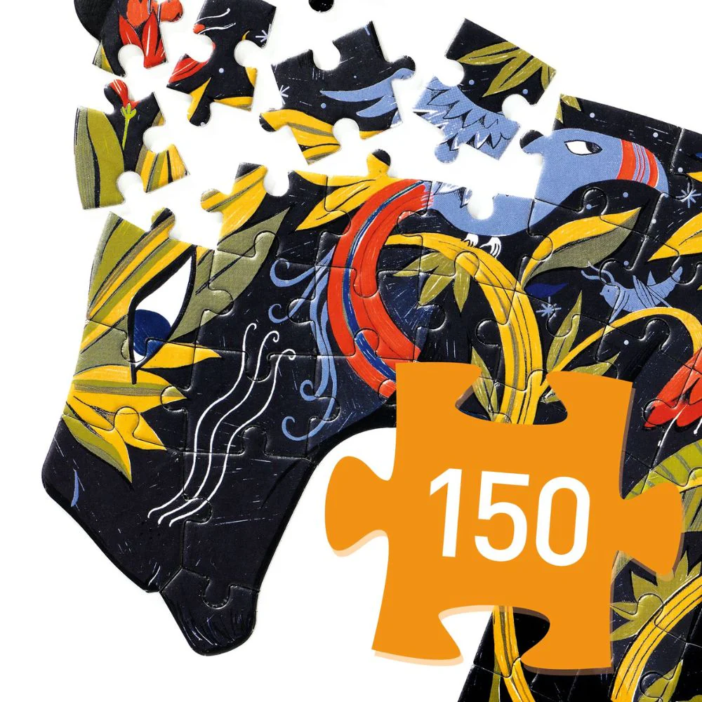 Djeco Puzz'Art Panther - 150 piece Jigsaw Puzzle - Image 4